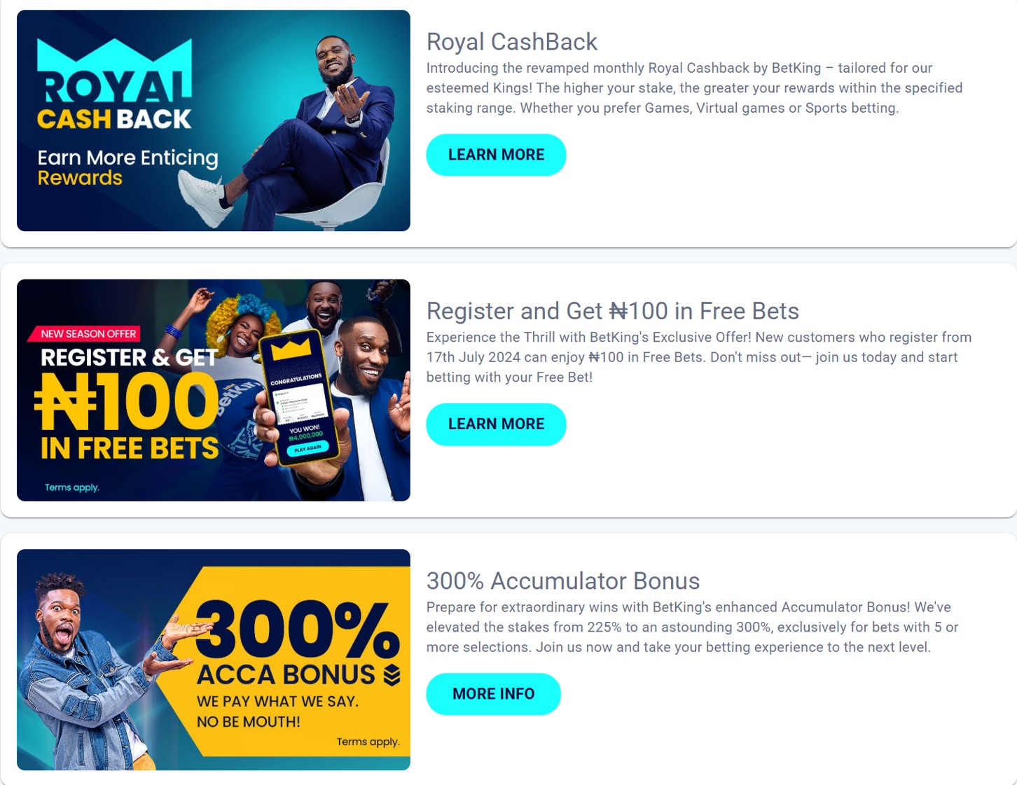 BetKing Nigeria bonus screenshot — how to get a real betting bonus in nigeria